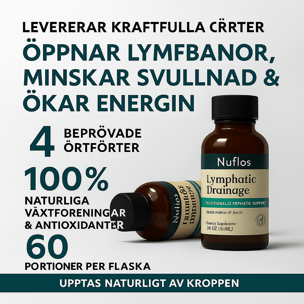 Nuflos de-puff drops – Motverkar svullnad naturligt