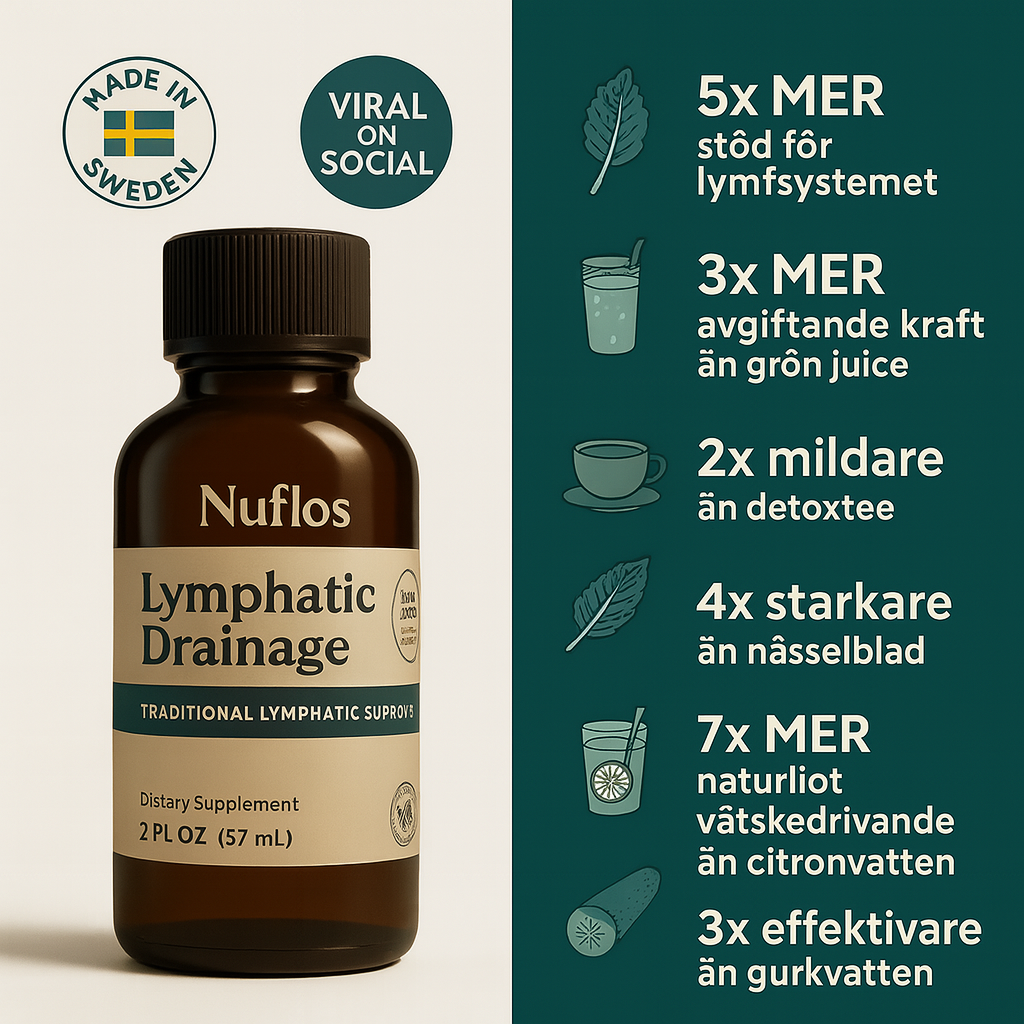 Nuflos de-puff drops – Motverkar svullnad naturligt